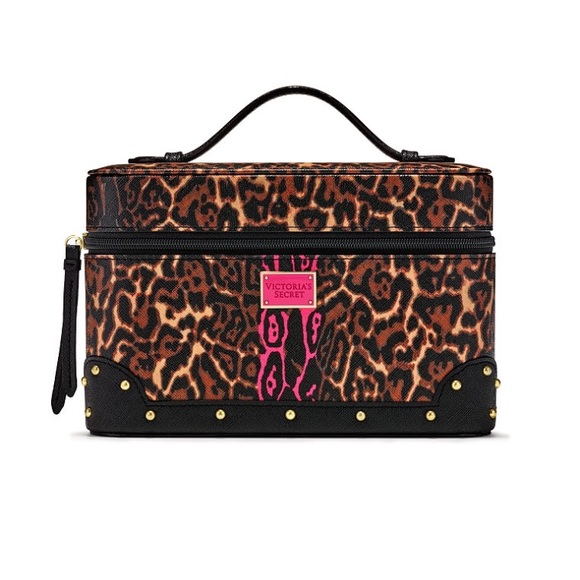 PINK Victoria's Secret Handbags - VIctoria’s Secret PINK Wild Leopard Vanity Case
